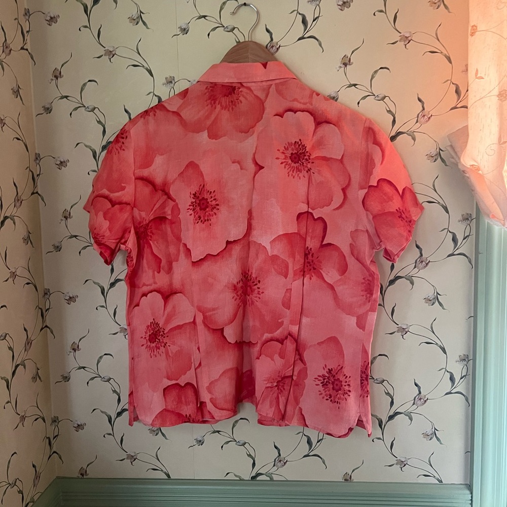 Liz Claiborne Linen shirt - Picture 2 of 3